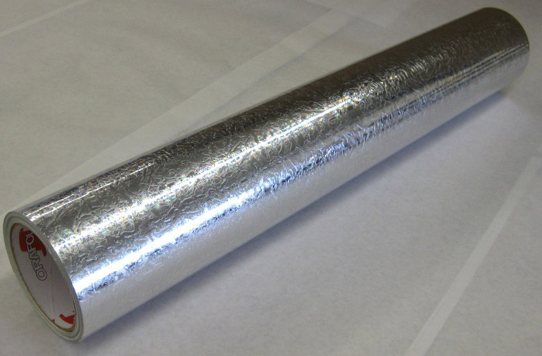 15IN CHROME 383 ULTRALEAF CAST - Oracal 383 Ultraleaf Cast PVC Film